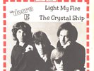 THE DOORS--SWEDEN PICTURE SLEEVE + 45--(LIGHT MY FIRE)--PS--PIC--SLV