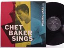 CHET BAKER Sings PACIFIC JAZZ LP mono h