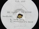 78 RPM RECORD US ARMY V-DISC TEST MAJOR & MINORS UNDOCUMENTED HOT SWING BAND E+