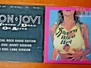 2 Bon Jovi Promo Vinyl LP Singles You Give Love a Bad Name, Wanted Dead or Alive