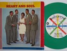 CLEFTONES Heart And Soul RARE 1961 Sweden PROMO EP 45 doo wop SWEDISH green HEAR