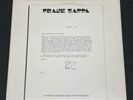 Frank Zappa Shut Up ’N Play Yer Guitar 12” Promo EP 45RPM Barking Pumpkin AS1569