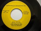 RARE Island Funk Soul PROMO 45 - Lew Hanson & Islanders 