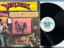 VENDETTA BRAINN DAMAGE NM- ORG 1989 NOISE PROMO COPY LP w/INNER SLV THRASH SPEED