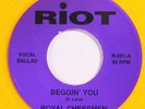 ROYAL CHESSMEN / RICHARD & JERRY: beggin' you / this thing called love RIOT 7