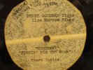 V-DISC ACETATE Benny Goodman & Liza Morrow 78 rpm UNISSUED JAZZ E+