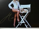 SABRINA CARPENTER Man's Best Friend SIGNED & SEALED Opaque Light Blue G/F Poster