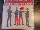 Beatles Swan 4152 She Loves You Picture Sleeve 7