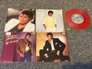 Michael Jackson 7 Vinyl (Red) Five Vinyl Bundle - Thriller, Billie jean