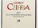 FALP 517-9 ⸺ CZIFFRA ⸺ LISZT 15 hungarian rhapsodies LVDSM orig 3xLPs box EX++