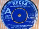 ROLLING STONES Let's spend the night together / Decca F 12546 Rare UK promo 1967