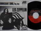 LED ZEPPELIN Immigrant Song RARE Sweden 45 PSYCH hard rock prog swedish HEAR