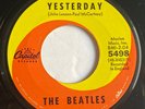 The Beatles Yesterday Capitol Subsidiary Swirl 1968 45 + sleeve EX