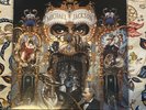 MICHAEL JACKSON LP x 2 Dangerous RED & BLACK SWIRL VINYL Limited edition