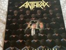 ANTHRAX Among The Living UK 1st press Vinyl LP Island Records ILPS986 1987 Mint