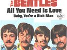 BEATLES-PICTURE SLEEVE ONLY-(ALL YOU NEED IS LOVE)--PS--PIC--SLV