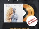 Megadeth - SAME TITLE 2-LP Trans Orange Black Corona vinyl UK Edition S/T Gold
