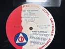 Bing Crosby Margaret Whiting 16” Civil Defense Radio Transcription T1