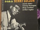 Benny Golson Gettin’ With It NM  1st Wide DG Prestige New Jazz lp Curtis Fuller