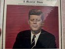 John F. Kennedy Memorial Album Vinyl LP 1963 Premier Speeches Tribute