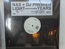 NAS & DJ PREMIER Light Years LP Day Ones Edition Metallic Silver SIGNED LE 3/100