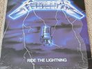 Metallica  Ride The Lightning 1984 Vinyl LP ElektraMegaforce 603961 G2U
