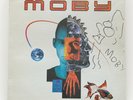 SIGNED + DOODLE - Moby-Black/White Marble on Blue by Moby (Record, 2022)