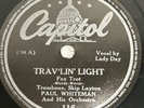 BILLIE HOLIDAY & PAUL WHITEMAN - Trav'lin Light - 78rpm CAPITOL #116 - Lady Day