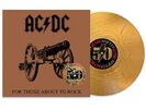 AC/DC - For Those About to Rock (50th Anniversary) - Gold Color Vinyl Record