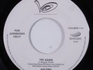 R&B Hip Hop 45 AALIYAH Try Again BLACKGROUND with jukebox tag HEAR e