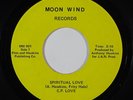 70s Soul 45 C.P. LOVE Spiritual Love/Music(Help Me Make It) on Moon Wind VG+