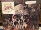 Slayer South Of Heaven Lp Vinyl 1988 1st Press Shrink/Stickers/Insert VG+/VG
