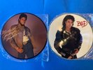 Michael Jackson 2 Original Picture Discs LP Thriller and Bad play or display