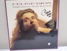 Celine Dion Signed Promo Where Does My Heart Go 12 Single Vinyl Record Ex Cond