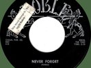 TABS Never Forget / Rock and Roll Holiday 45rpm Noble 1959 classic doo-wop