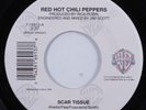 Rock 45 RED HOT CHILI PEPPERS Scar Tissue WARNER BROS with jukebox tag m