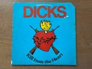 The Dicks Kill From The Heart Vinyl LP SST ORIG EX PROMO Copy VG++/VG punk HC