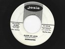 ROCKABILLY 45 - MOONLIGHTERS - BROKEN HEART / GLOW OF LOVE-HEAR 1958 PROMO JOSIE
