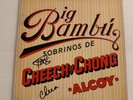 CHEECH and CHONG SIGNED Vinyl LP Big Bambu Smoking Paper Included ODE SP 77014