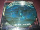 METALLICA RIDE THE LIGHTNING PICTURE DISC LP MUSIC FOR NATIONS UK IMPORT VG+