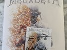 SIGNED Megadeth Blaze Color Vinyl LP Autographed Dave Mustaine & Band Insert