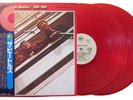 Beatles - 1962-1966 1978 Japan red vinyl white label promo 2 LP set with obi
