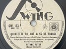 Django Reinhardt QHCF Rythme Futur French 78RPM Swing 83