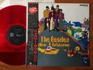 BEATLES- Yellow Submarine -ODEON  ORIGINAL MONO JAPAN RED VINYL LP w/ OBI NM