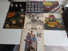 The Beatles, 7 original vinyl Albums, inc early pressings, mixed condition