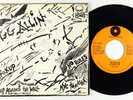 Punk EP - GG Allin - No Rules - Orange Ltd. - OG press  VG+