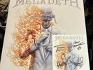 Megadeth BAND SIGNED LP TalkShop Live Exclusive SEALED MINT WHITE ORANGE CORONA