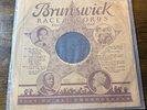 BRUNSWICK Record 78 rpm SLEEVE ONLY - RACE RECORDS - Good Shape