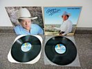 2 George Strait LP Records w/Hit Song  All My Ex's Live in Texas  FREE Shipping