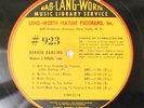 NAB Lang-Worth Music Library Service #923 #924 Denver Darling Deep River Boys 33